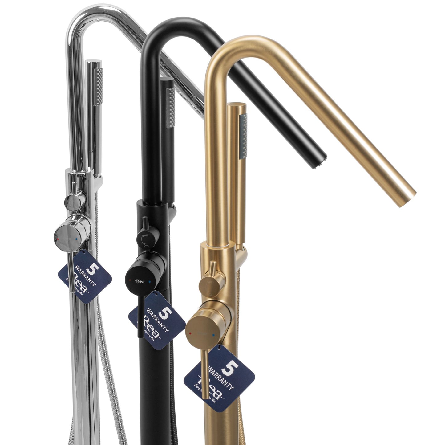 Frei stehende Armatur Rea ARAS Gold Brush 4