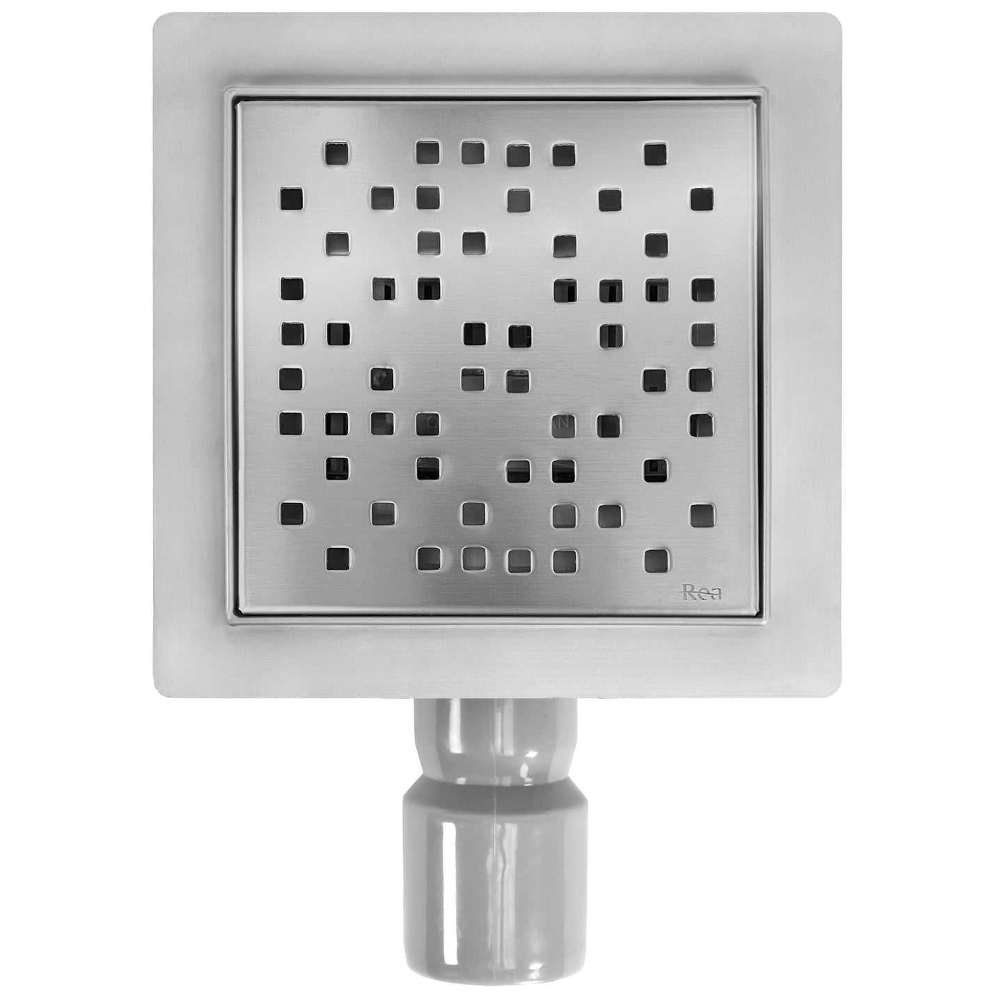 Duschrinne REA DOTS 150x150 Nickel Brush 2