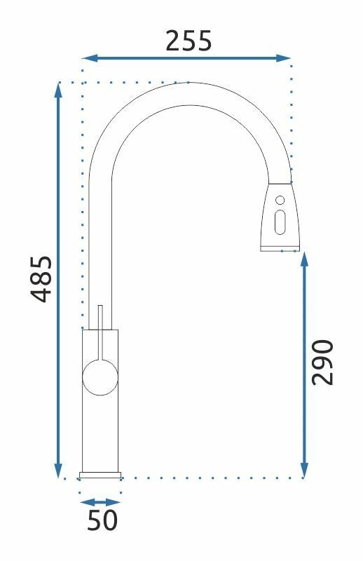 Küchearmatur Rea Nest Brush Steel 7