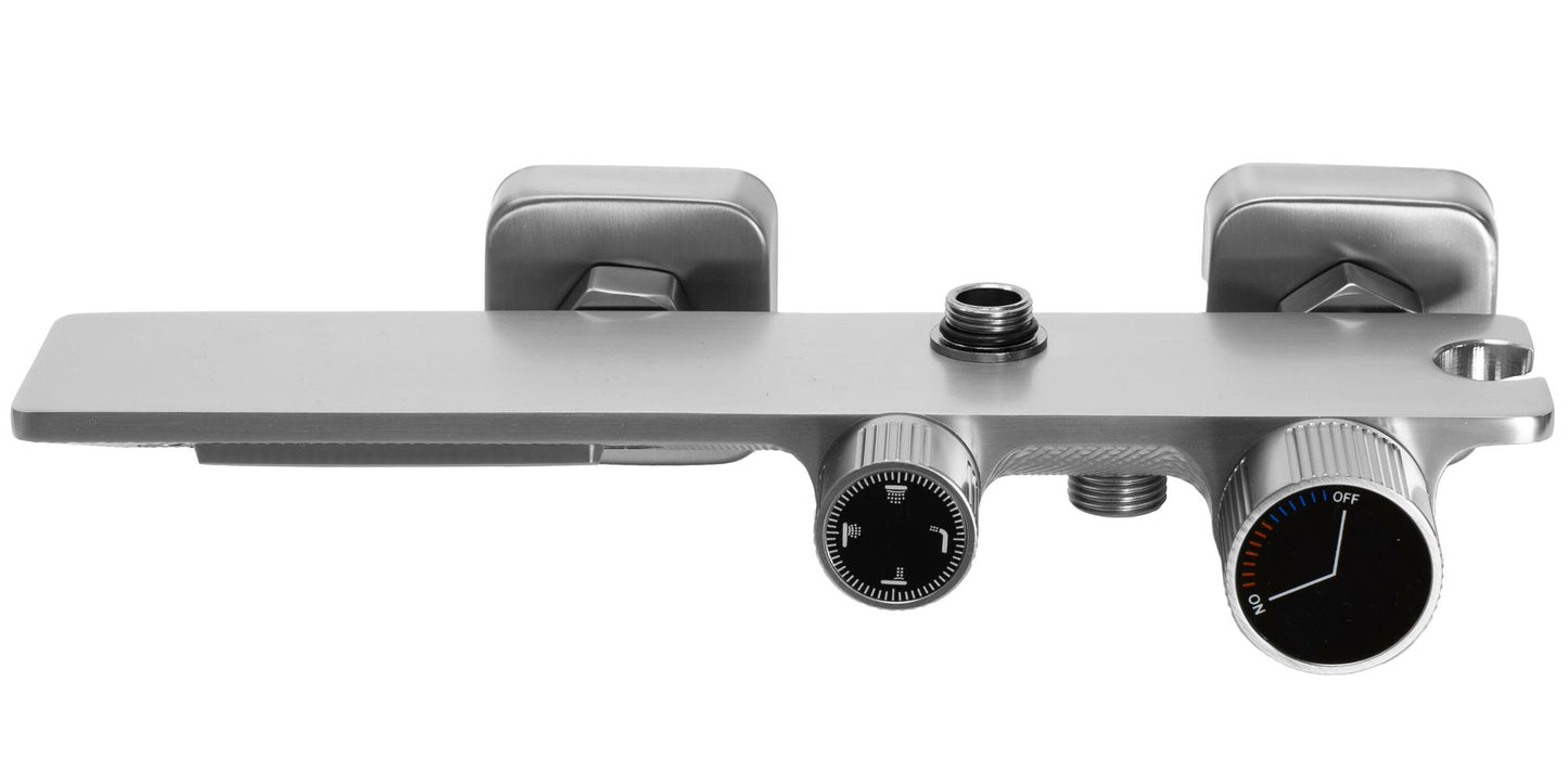 Duschgarnitur REA HELIX Nickel Brush INOX 3