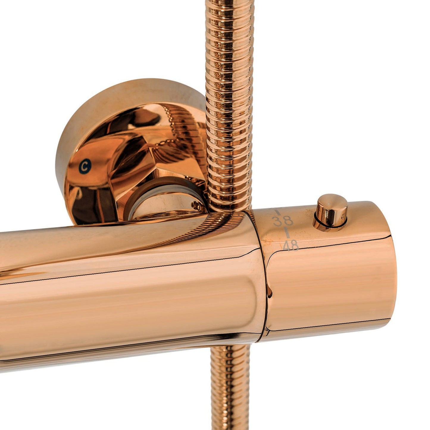Duschgarnitur mit Thermostat REA Lungo Copper 3