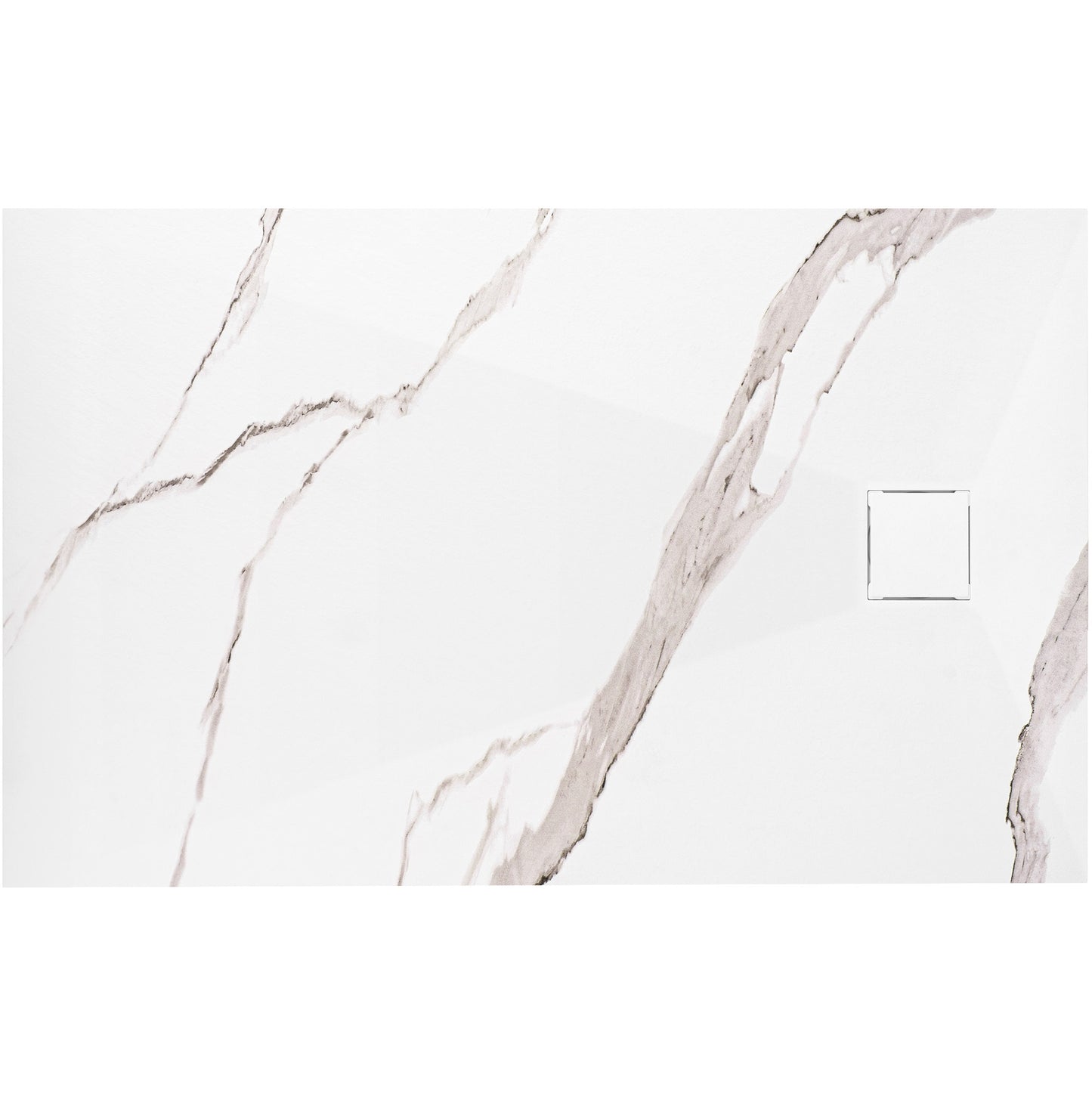 Duschtasse Magnum CARRARA WHITE 80x100 1