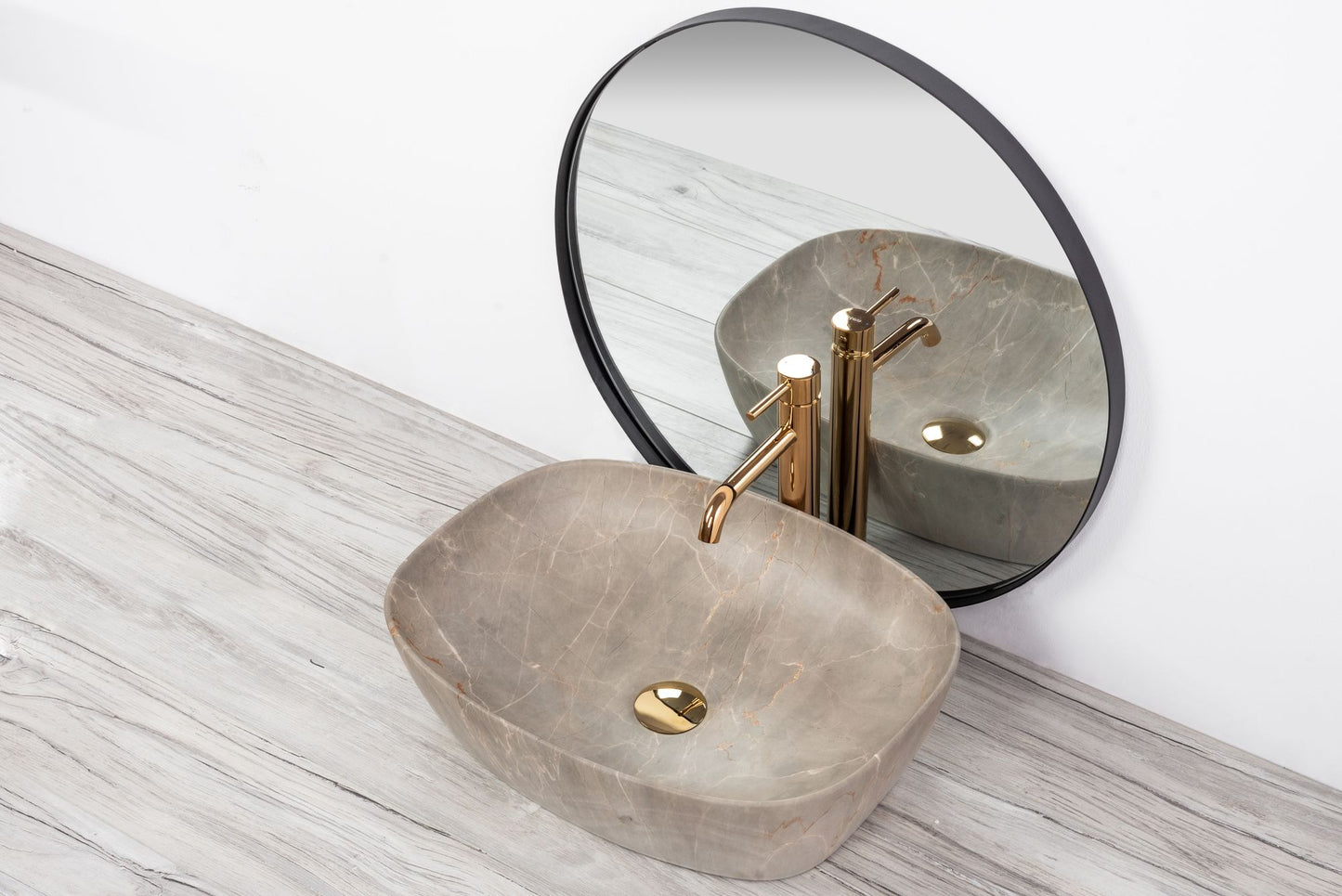 Aufsatzwaschbecken Rea Freja Beige 4