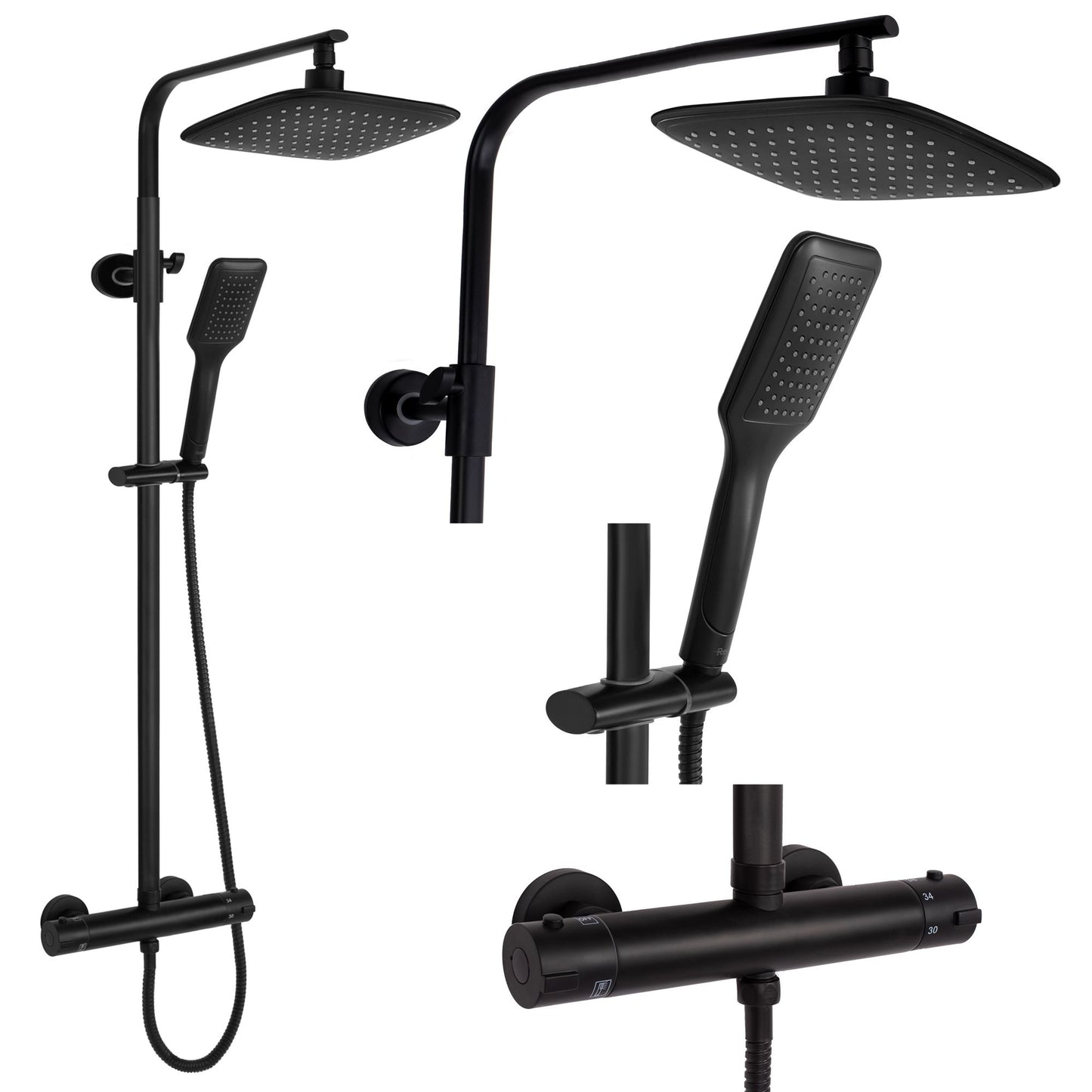 Duschset REA Tom black 1