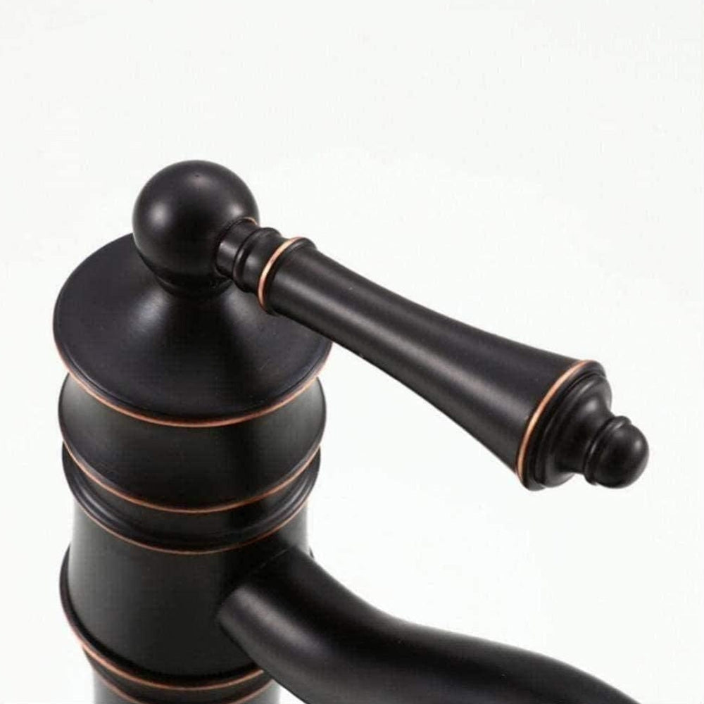 Waschbeckenarmatur Rea Vintage Old Black high 3