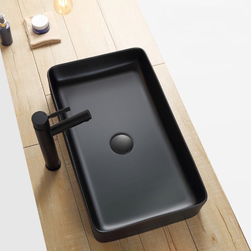 Aufsatzwaschbecken Denis black Mat 1