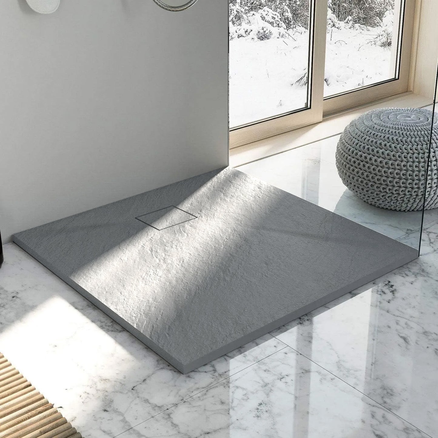 Duschtasse Magnum Grey 90x90 1