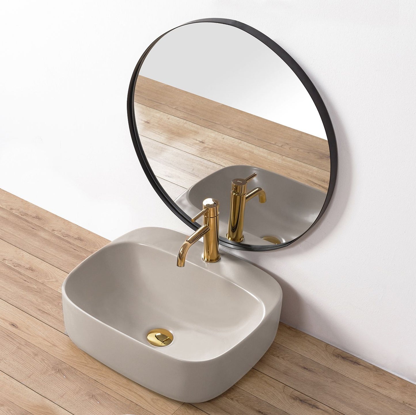 Aufsatzwaschbecken Rea Luiza 50 Grey MAT 4