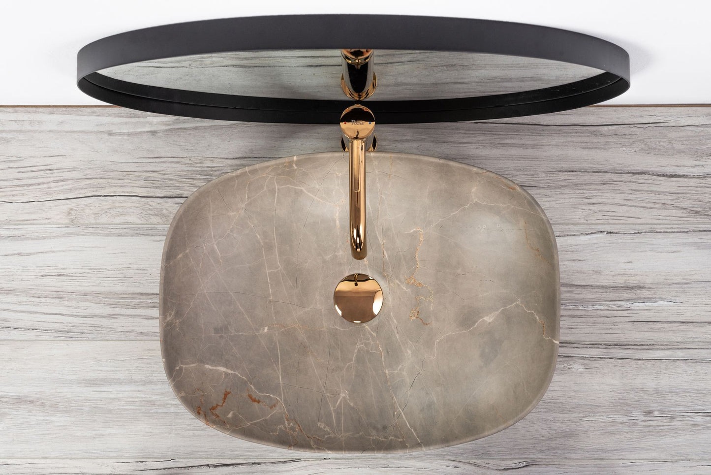 Aufsatzwaschbecken Rea Freja Beige 2