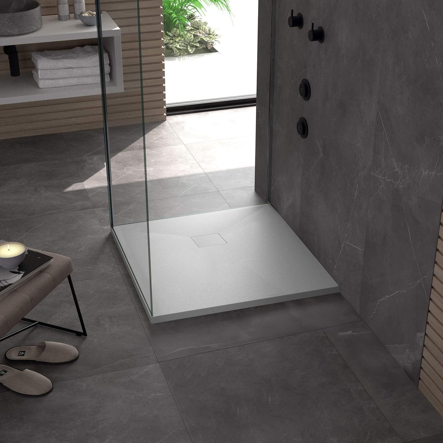 Duschtasse Magnum White 90x90 3