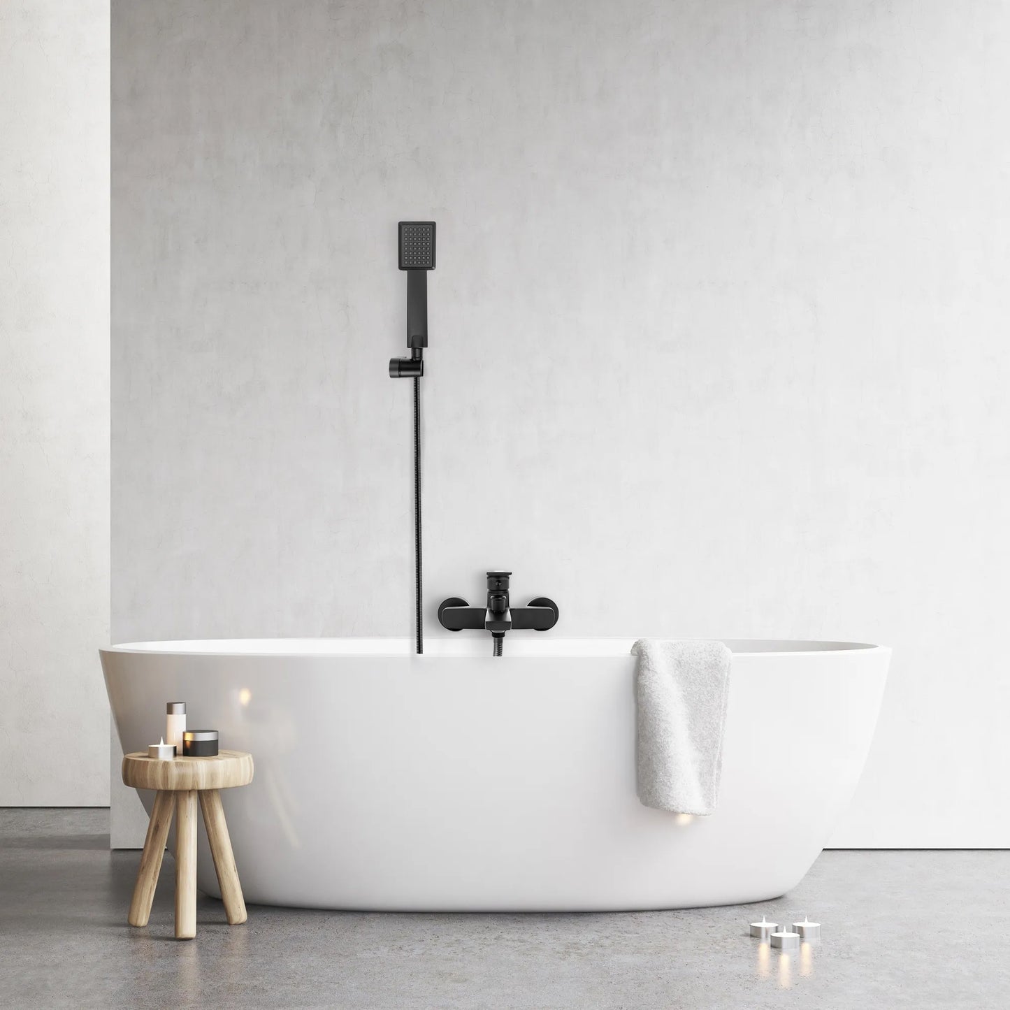 Wannenarmatur REA LUPPO Black Mat 6