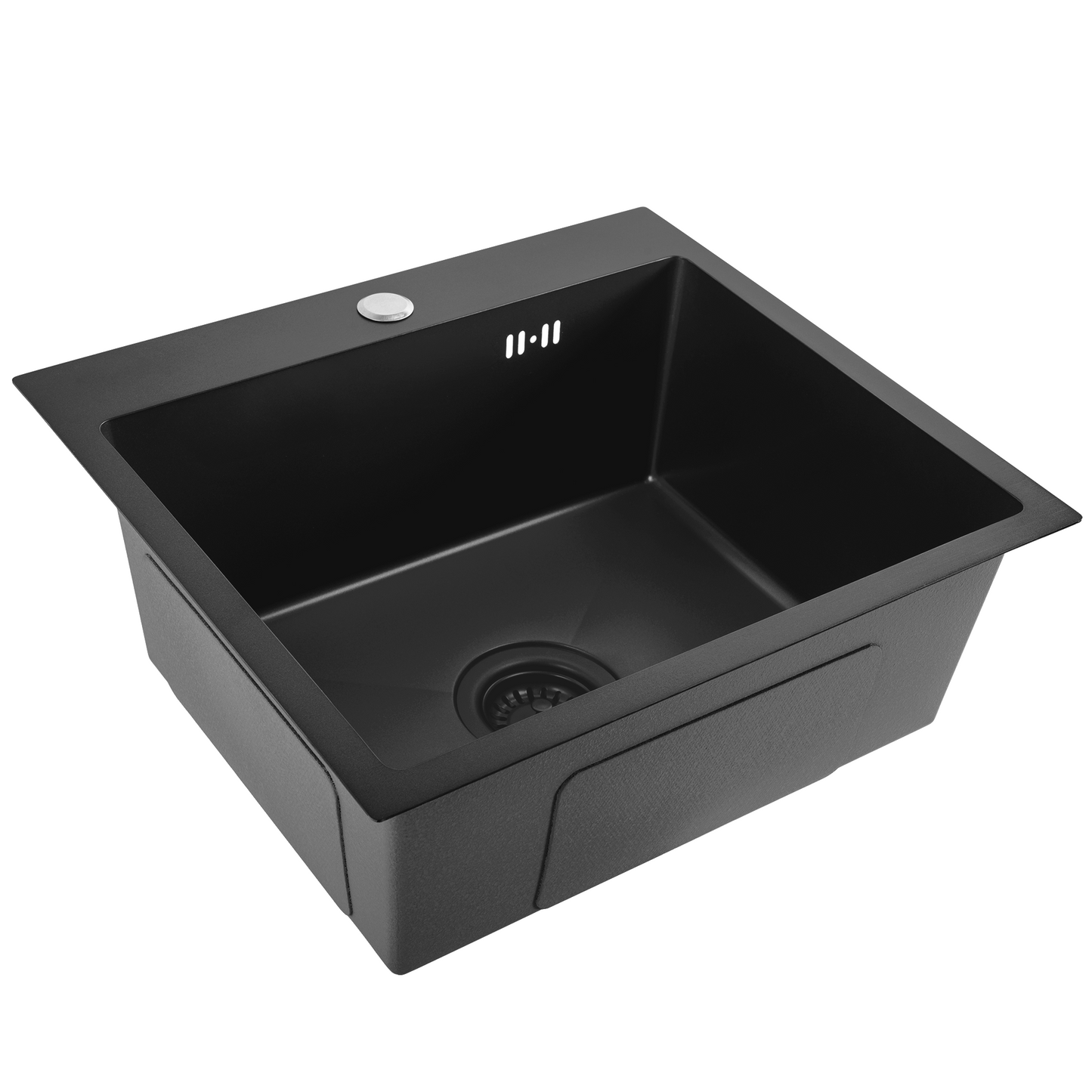 Edelstahlspüle Leo 50 Black mit Küchenarmatur 6