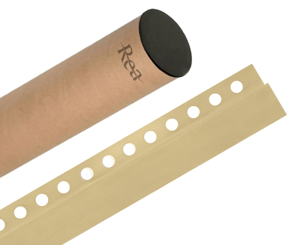 Listwa Brodzikowa Czołowa 120cm Brush Gold 6
