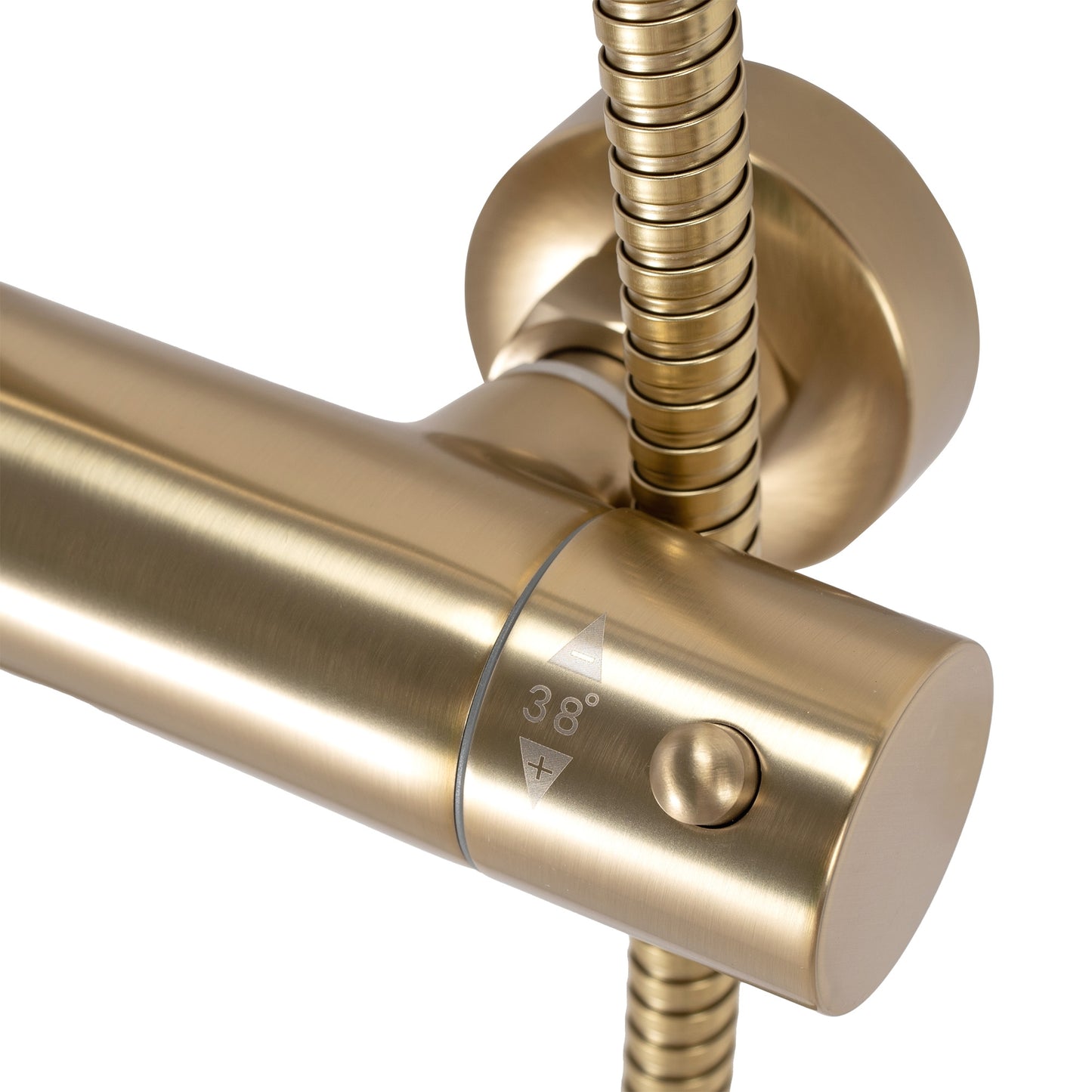Duschgarnitur mit Thermostat Rea PAROT BRUSHED GOLD 9