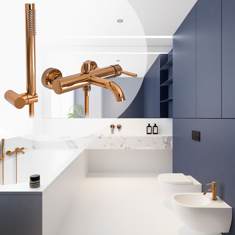 Wannenarmatur Rea Lungo Copper 2