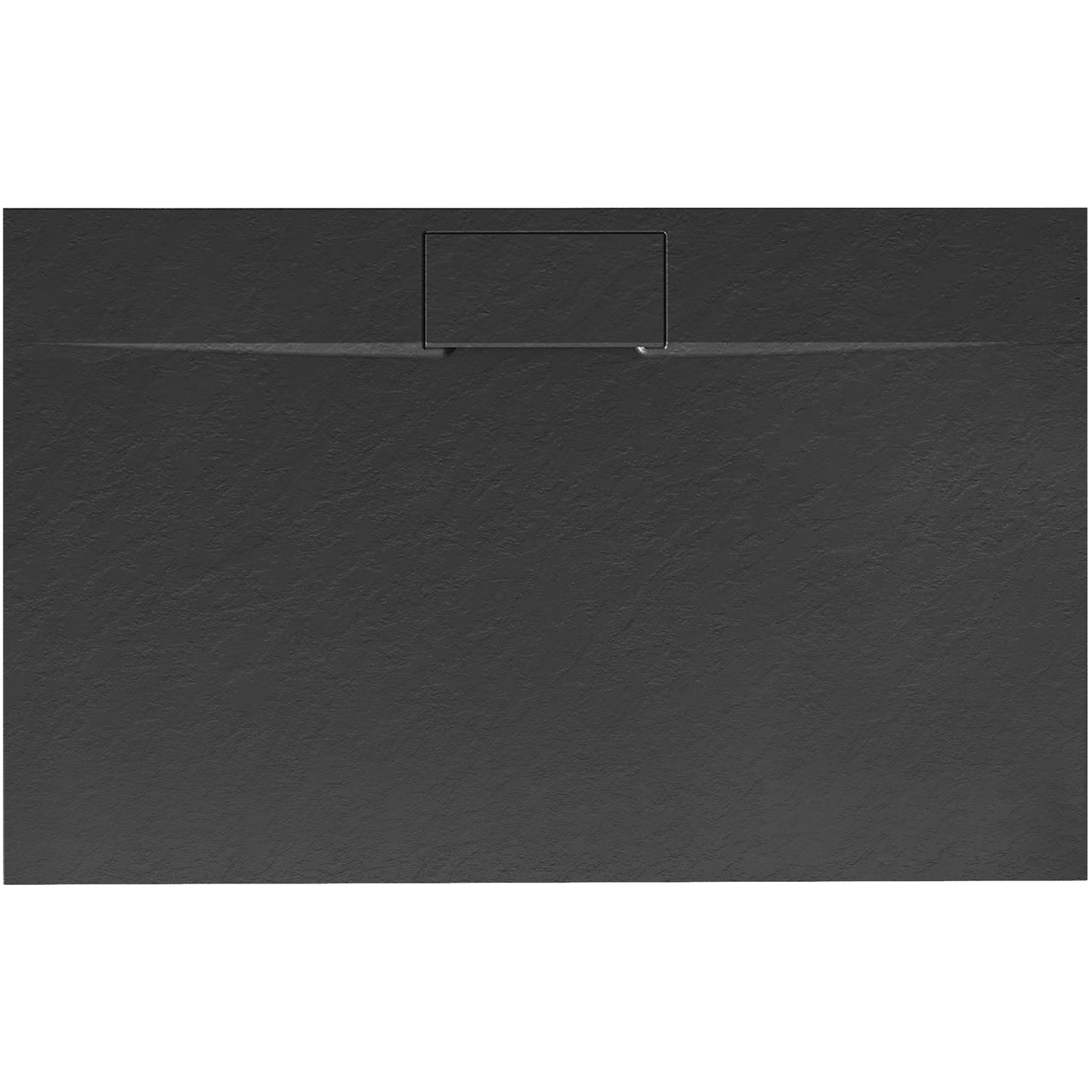 Duschtasse Bazalt long Black 80x100 2