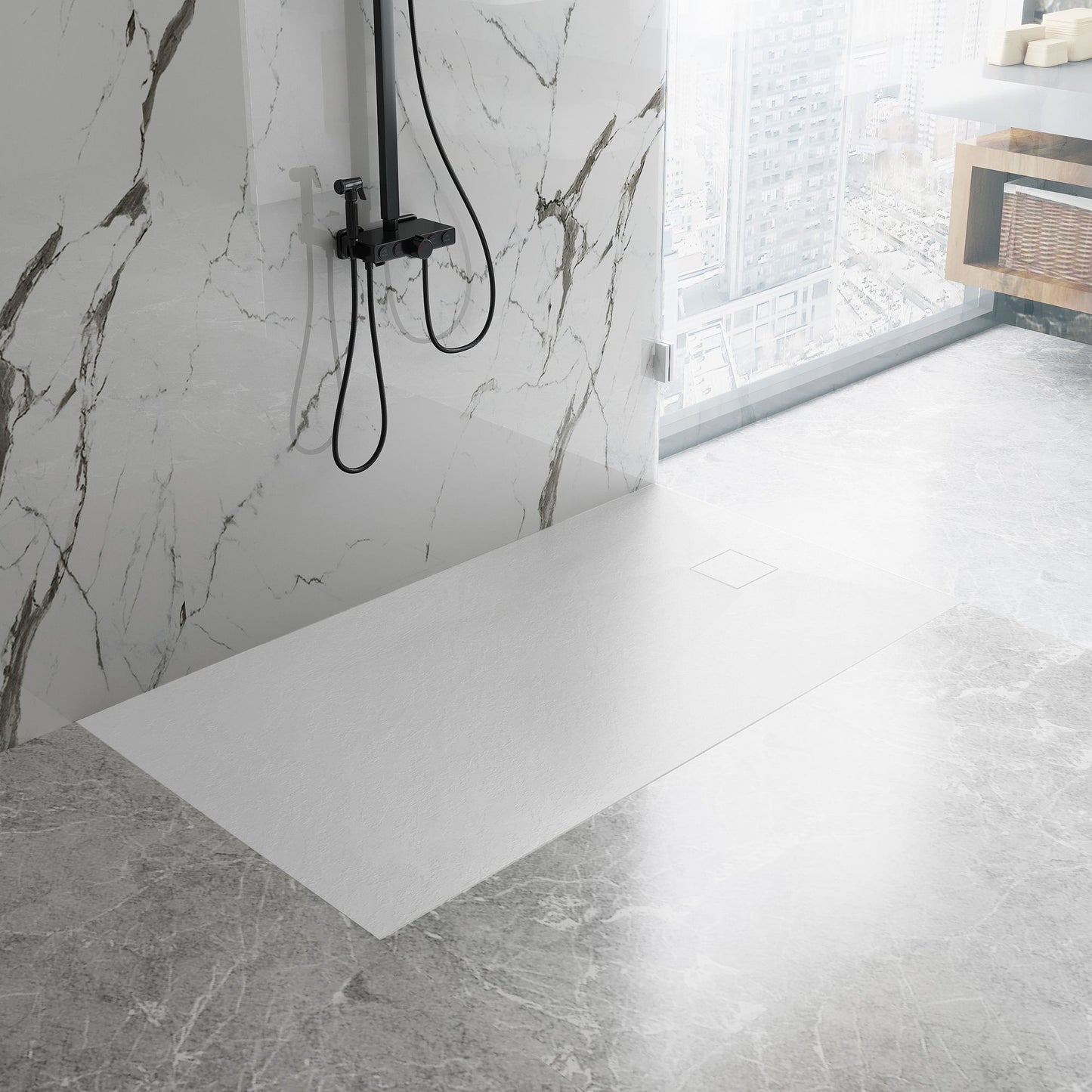 Duschtasse Magnum White 100x80 3