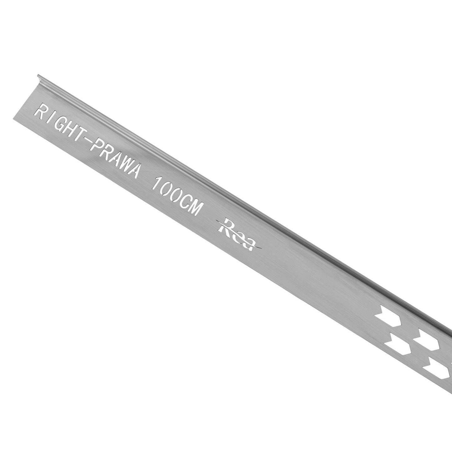 Gefälleprofil 100cm Brush Nickel rechte 5