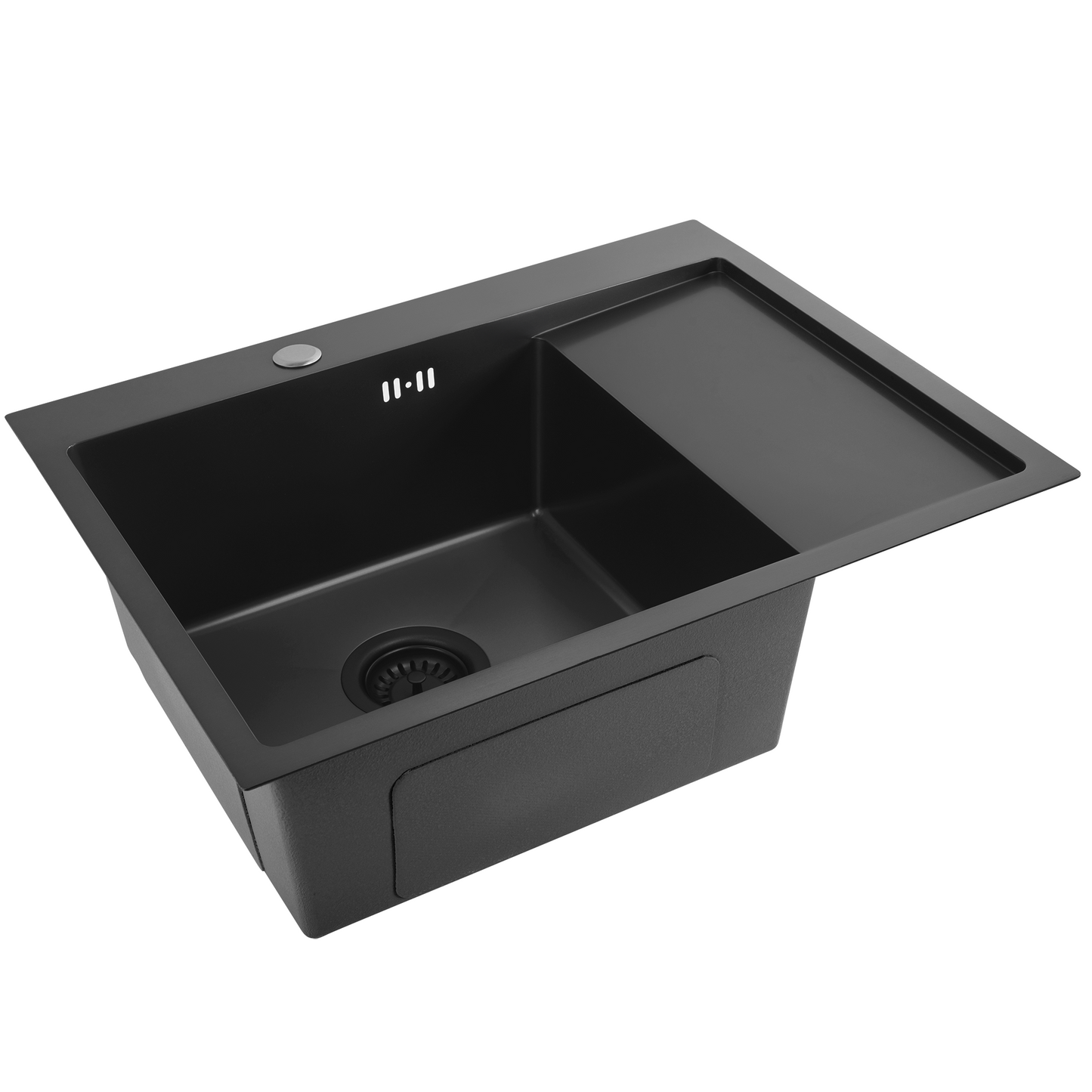 Edelstahlspüle Fin Black 2