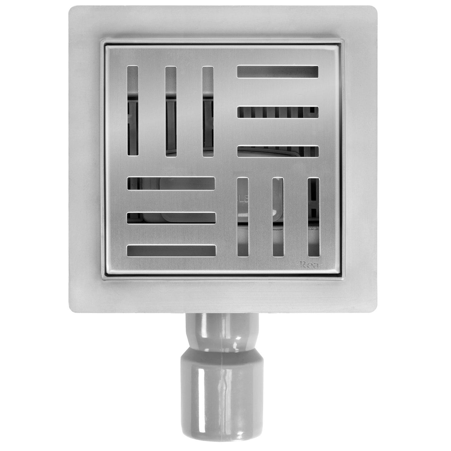 Duschrinne REA CROSS 150x150 Nickel Brush 2