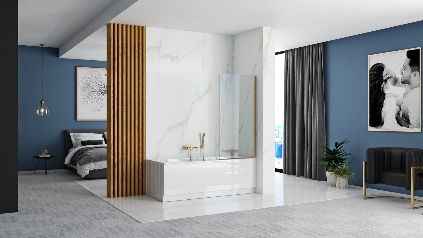 Badewanneaufsatz Rea Elegant Gold 70 5