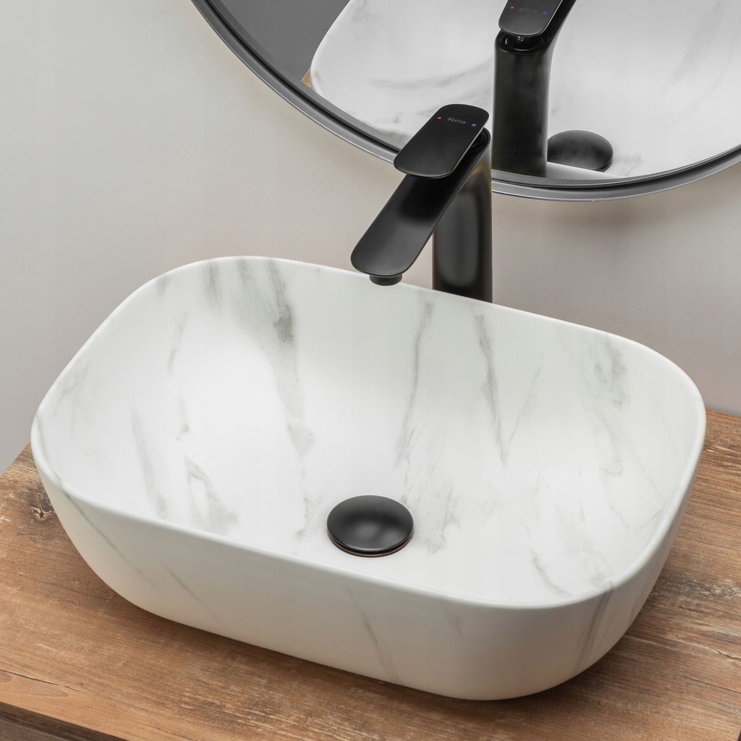 Aufsatzwaschbecken Rea Belinda Marble Matt 4