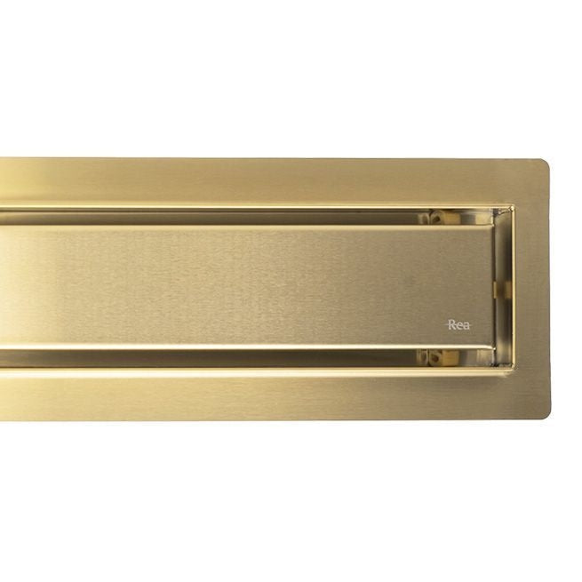 Duschrinne REA Neox pro Brush Gold 90 8