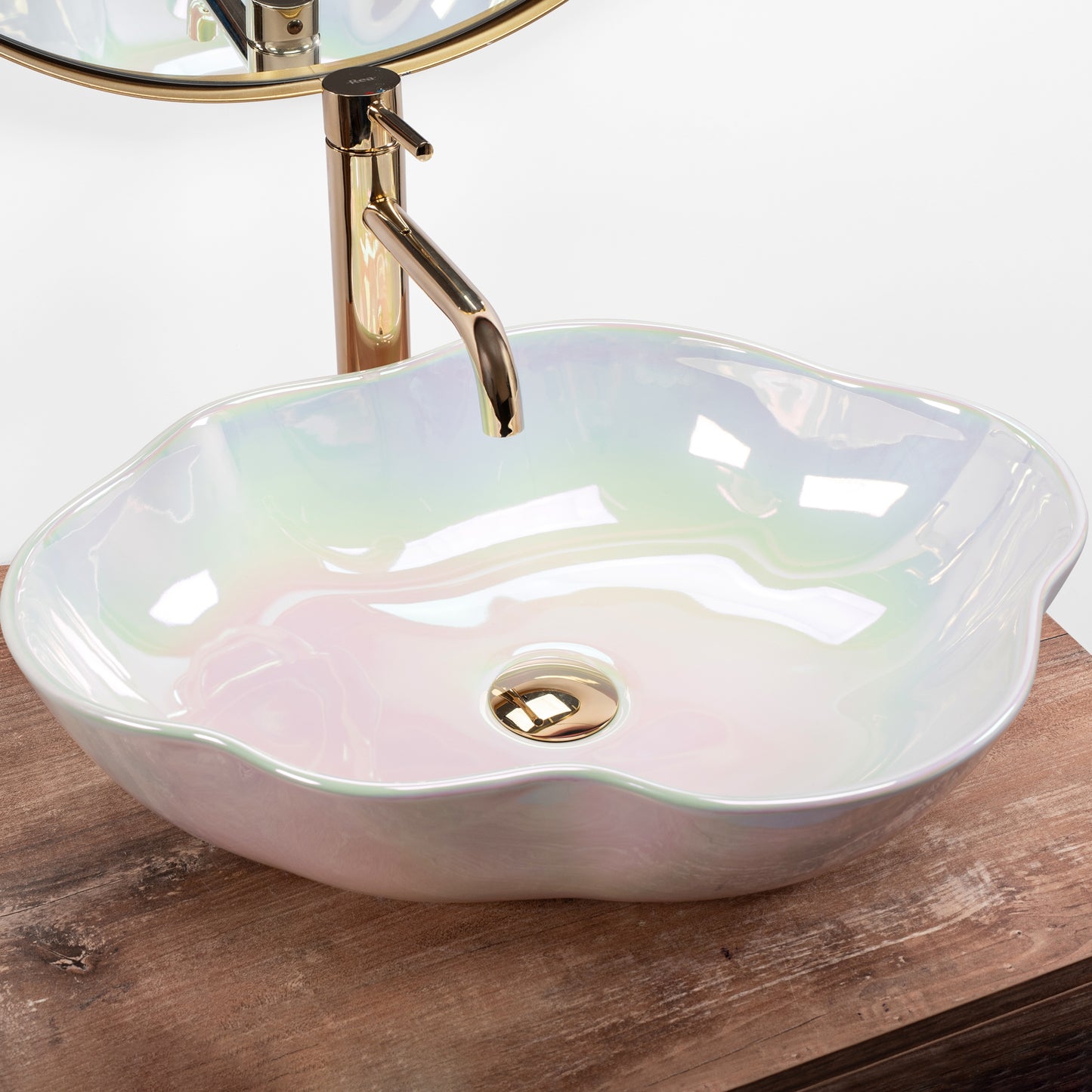 Aufsatzwaschbecken Rea Akoya Pearl 2