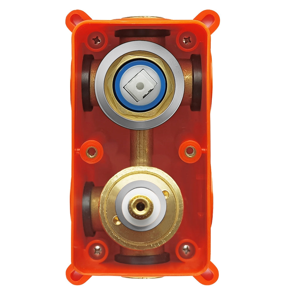 Unterputz Wannen-/Duschset Lungo Chrome + IBOX 5