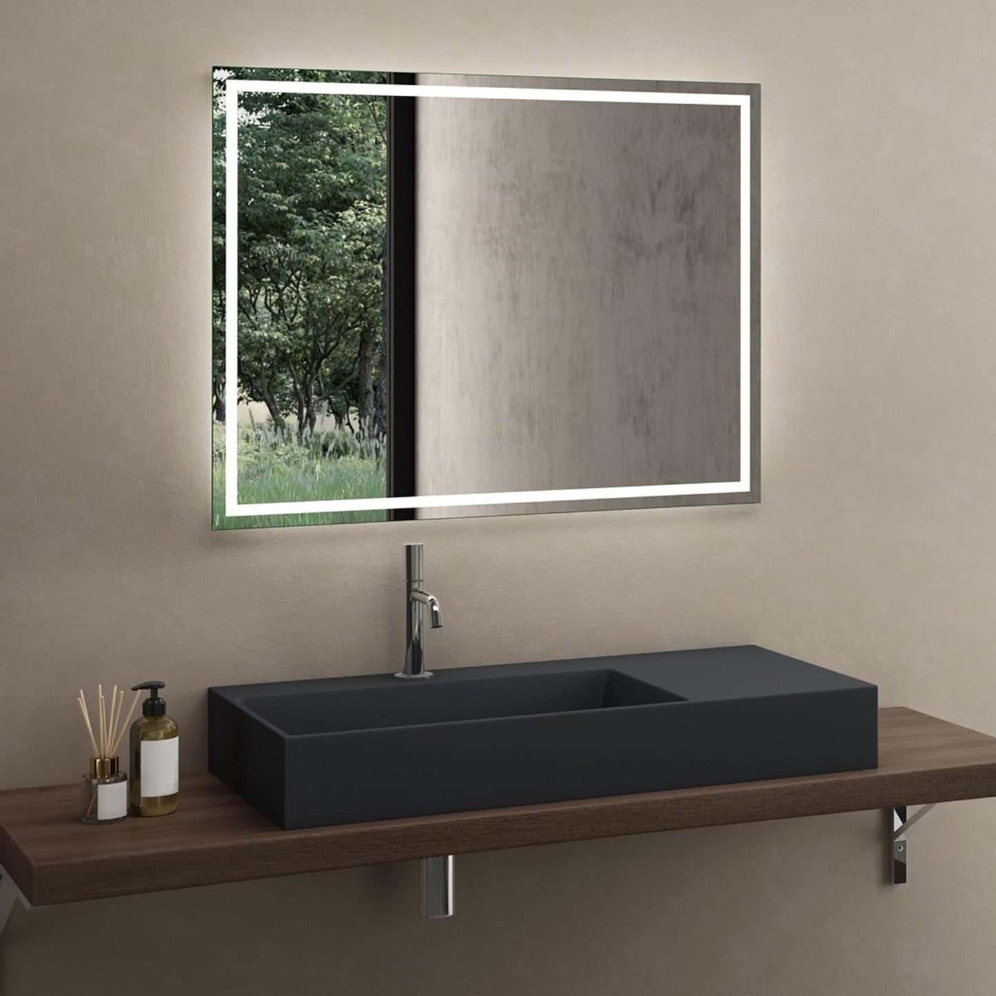 Waschbecken Konglomerat Archi 90 CM Grey MATT 3