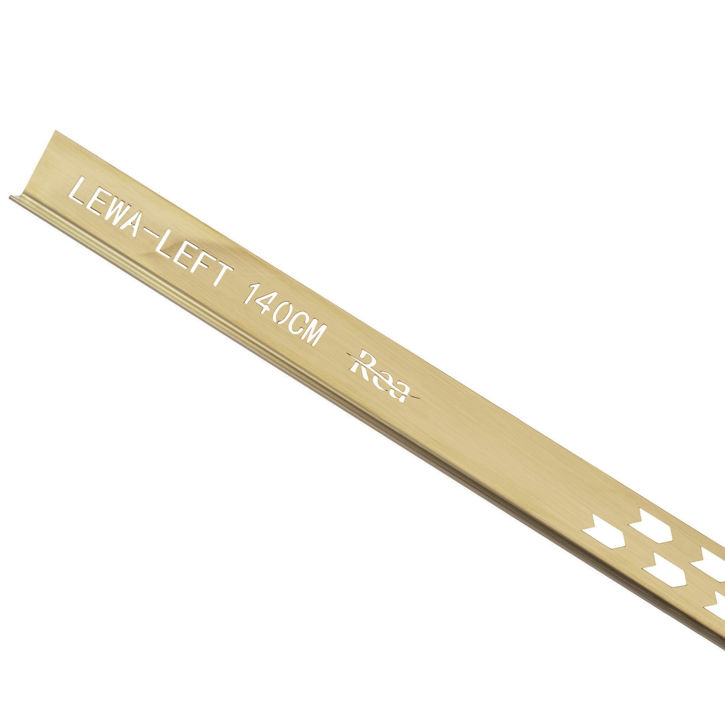 Gefälleprofil 140cm Brush Gold linke 6