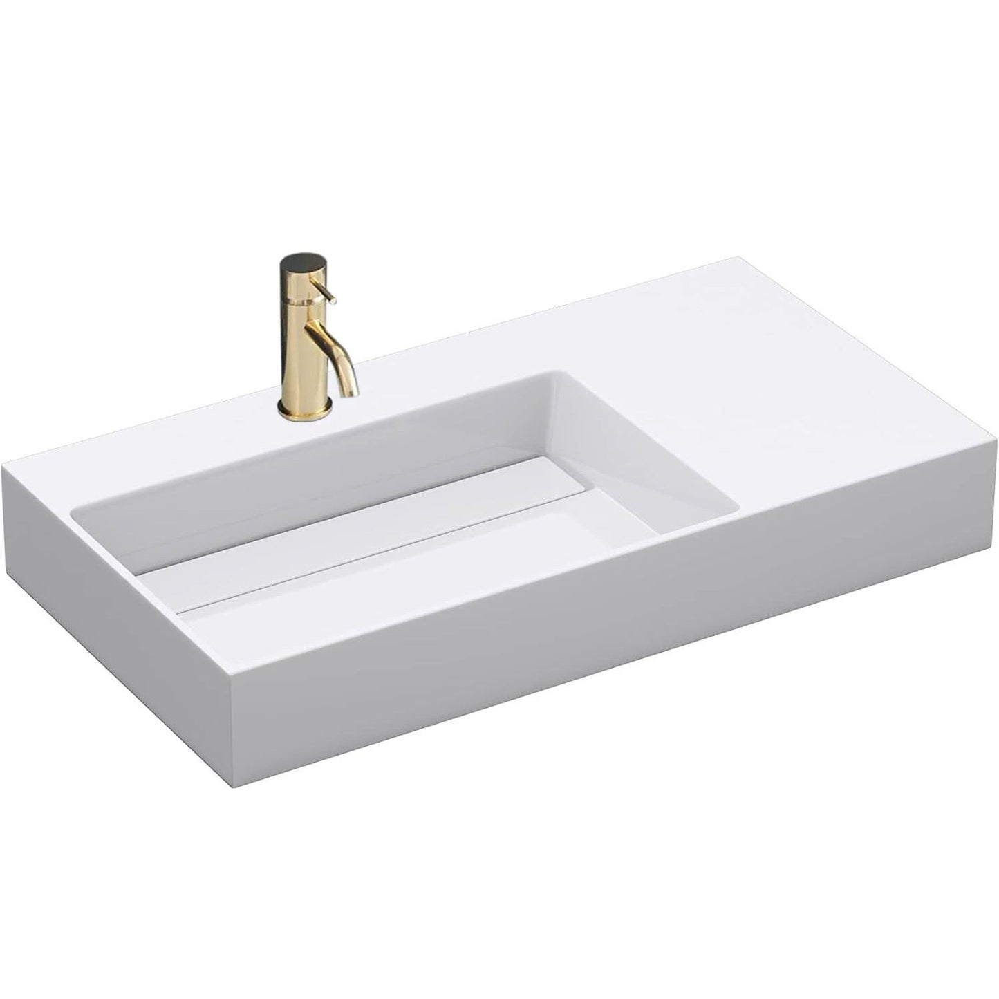 Waschbecken Konglomerat Archi 90 CM White 2