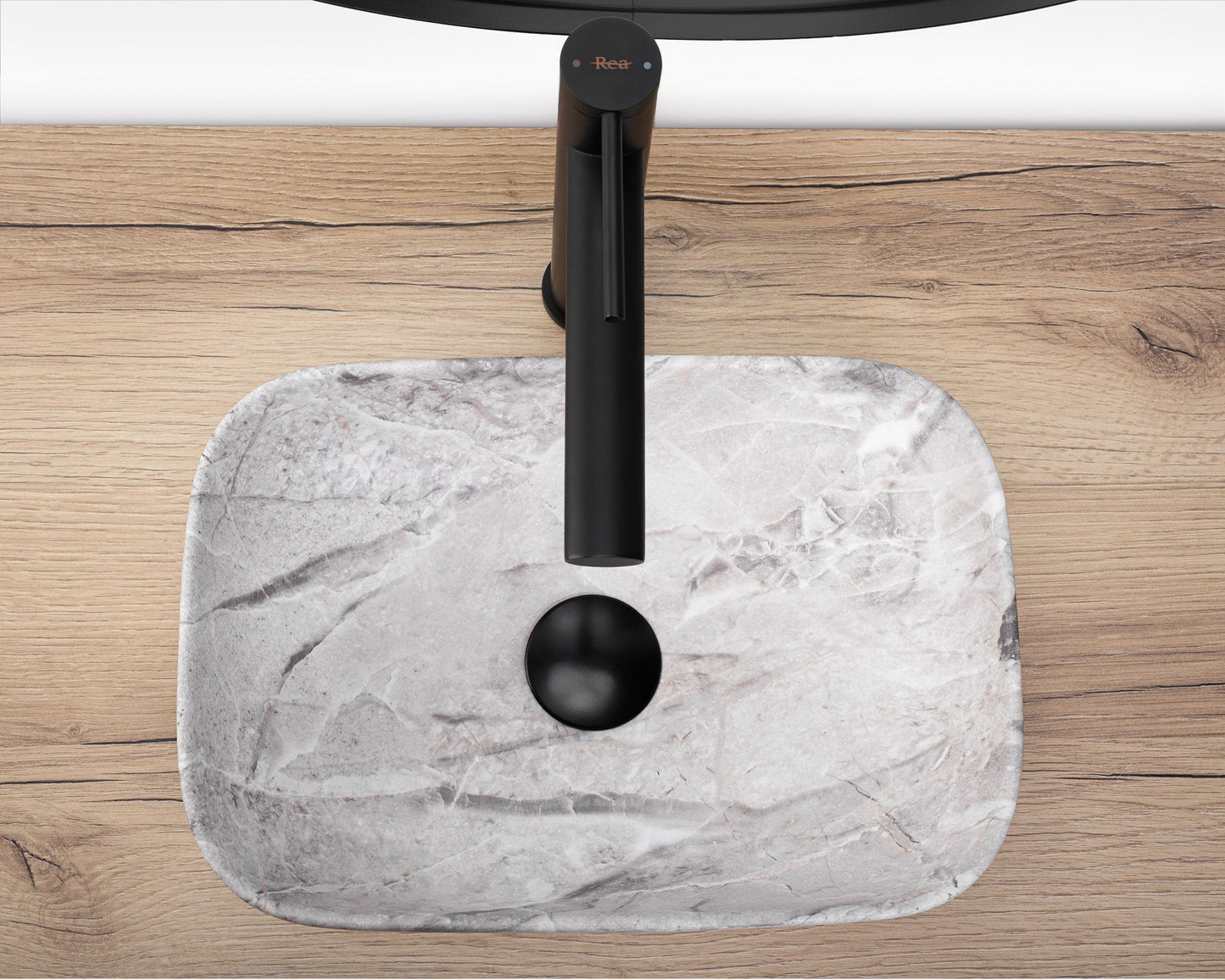 Aufsatzwaschbecken Rea Belinda mini stone matt 5