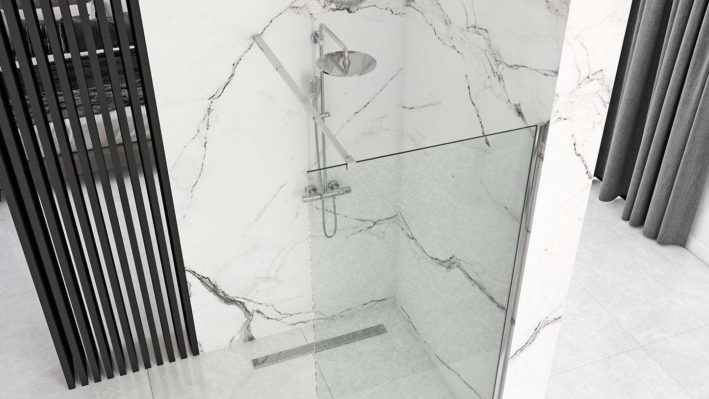 Duschwand Rea Aero N 110 Transparent 2