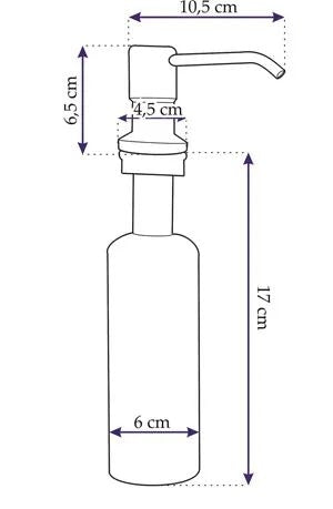 Rea Spülbeckenspender Chrome 322102d 5