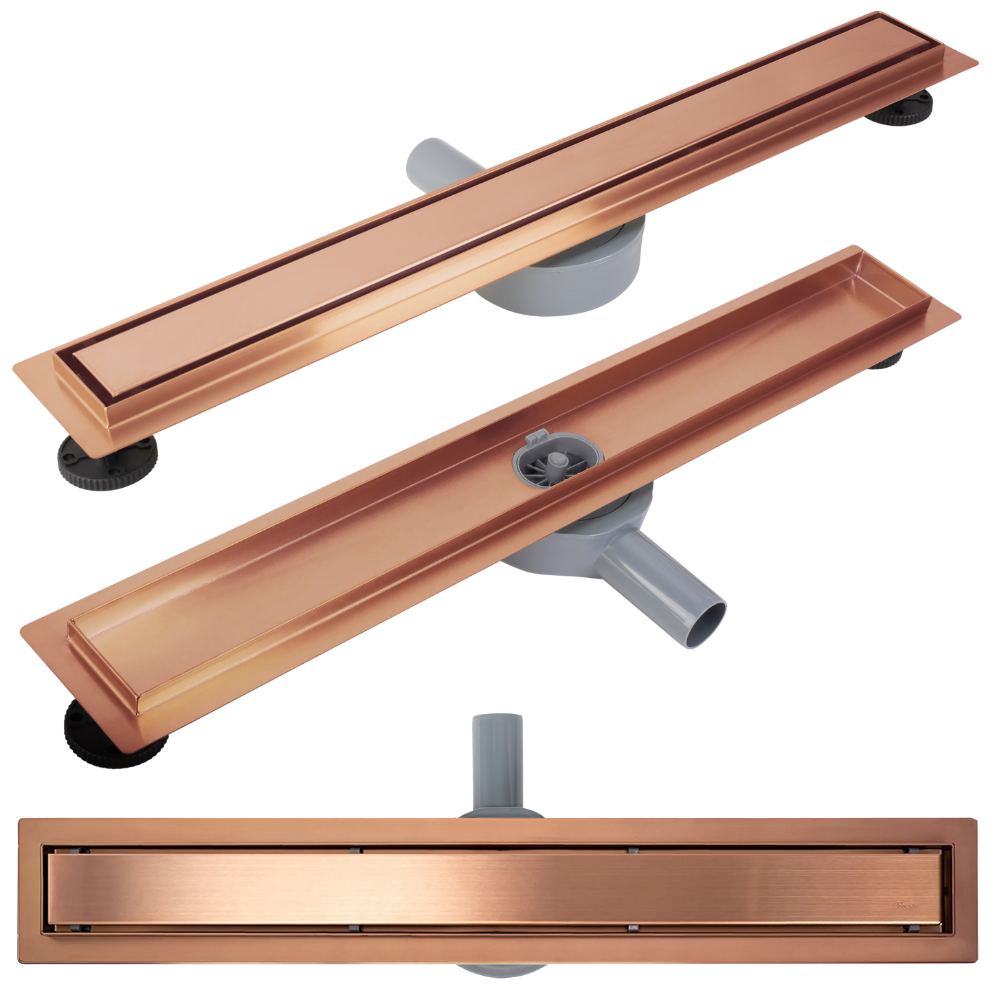 Duschrinne REA Neox pro Brushed Copper 100 1