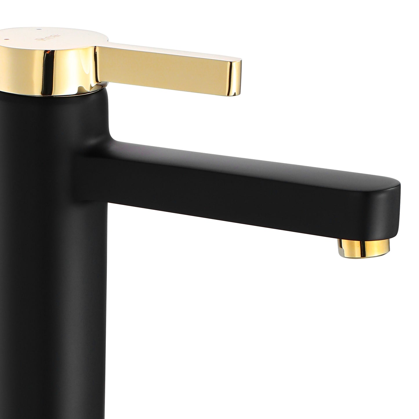 Waschbeckenarmatur REA Polo Black Gold Low 3