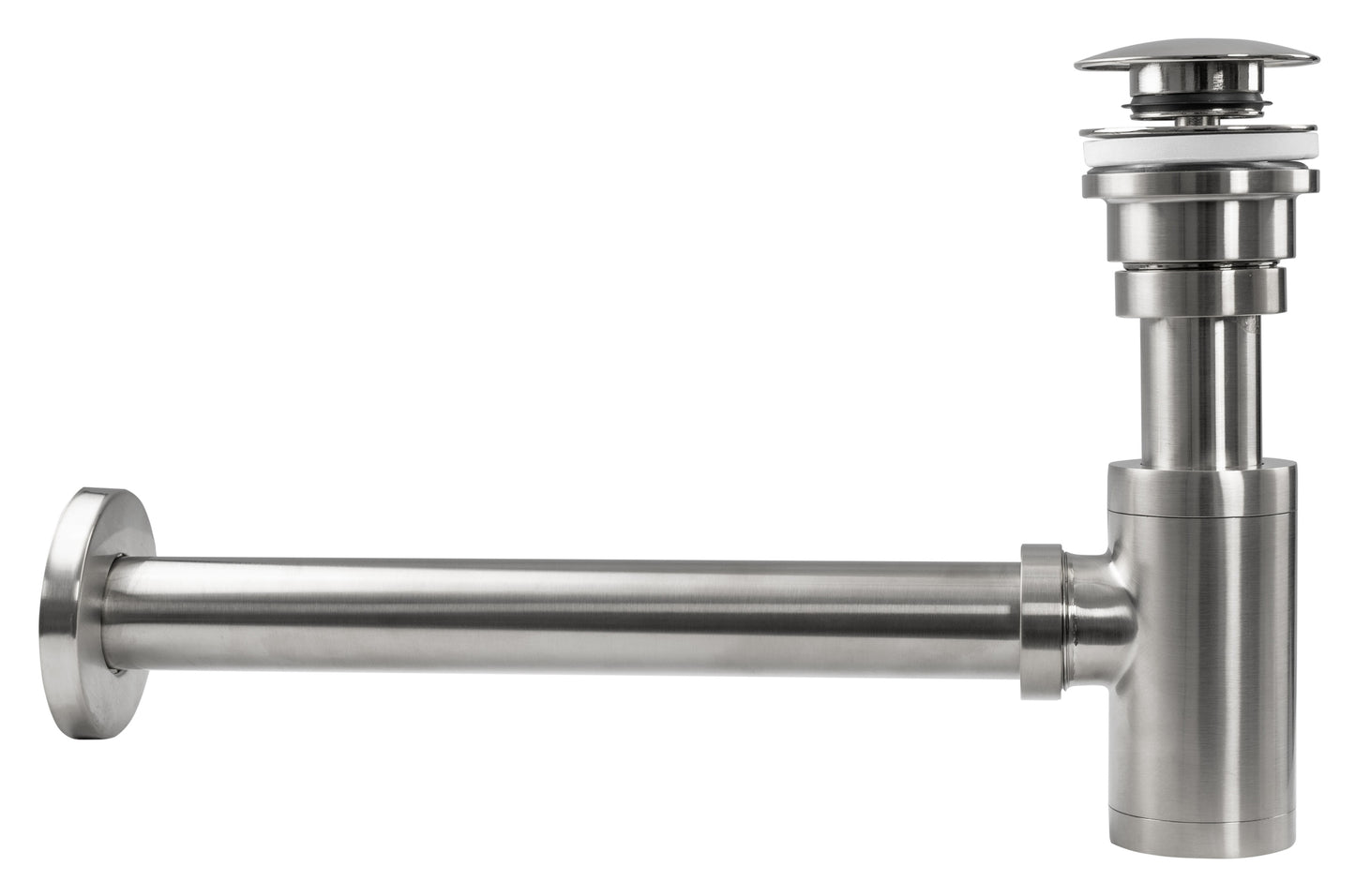 Siphon Klik-Klak Universal REA BRUSH NICKLE INOX 2