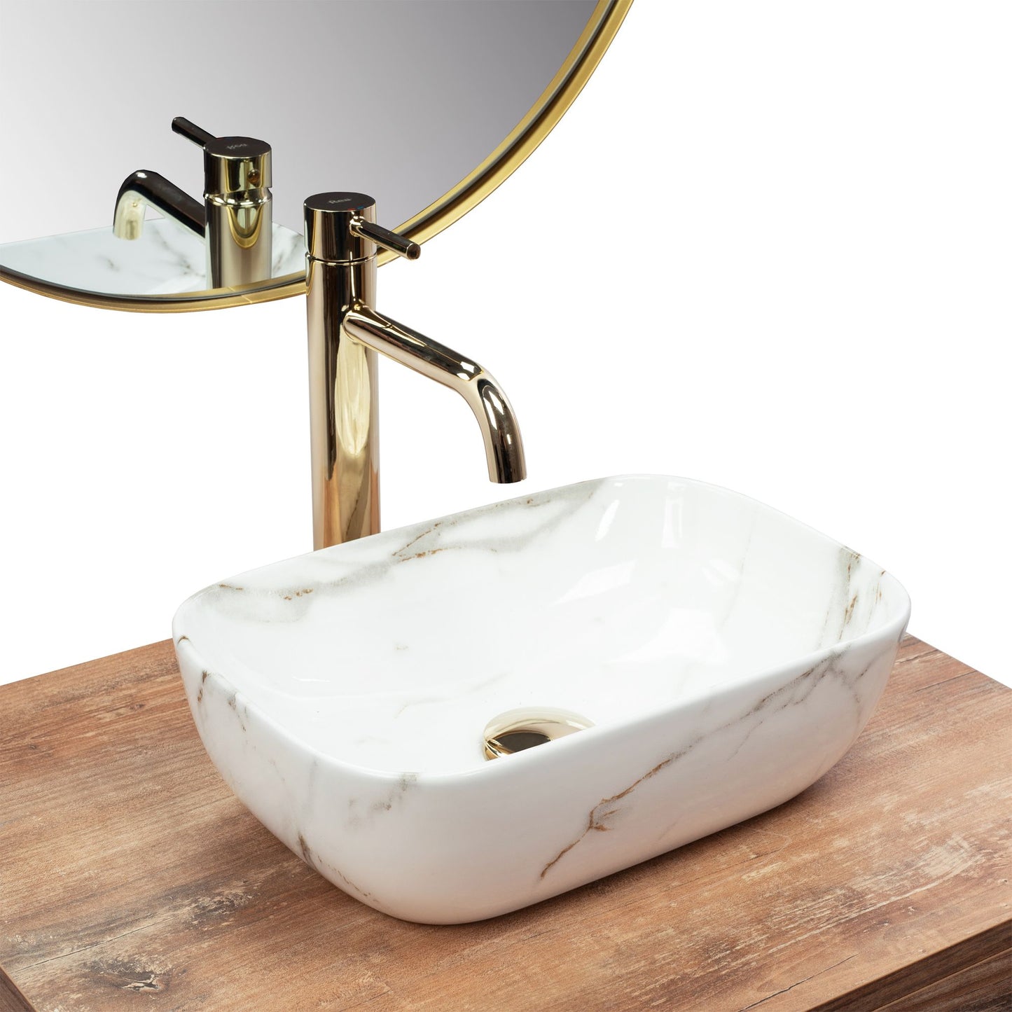 Aufsatzwaschbecken REA Belinda Mini Shiny Aiax 4