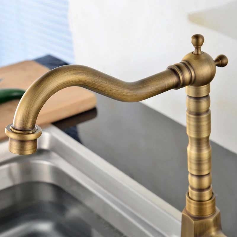 Waschbeckenarmatur Bona Old Gold high 4