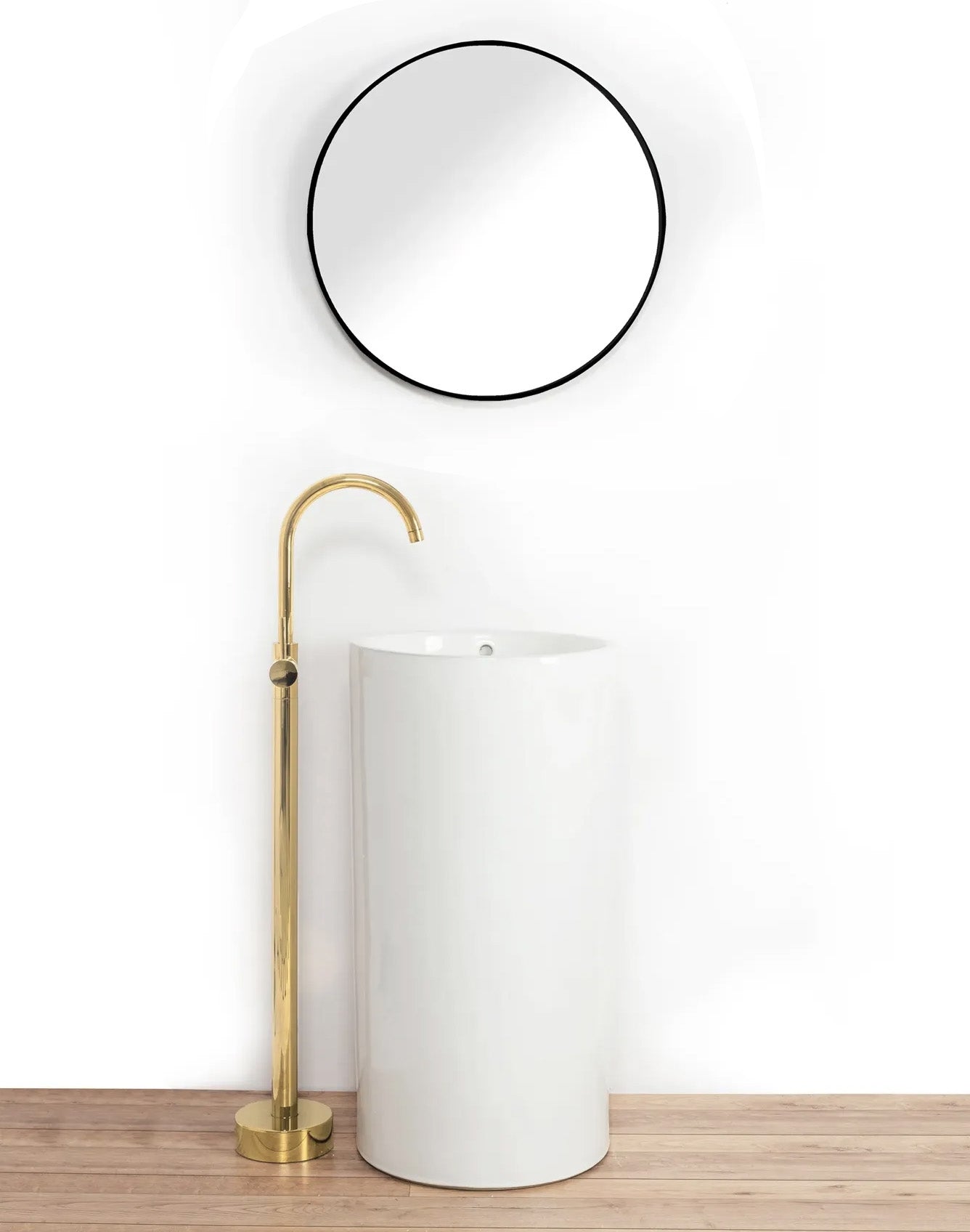 Waschbeckenarmatur freistehend Rea Lungo Ortis Gold 3