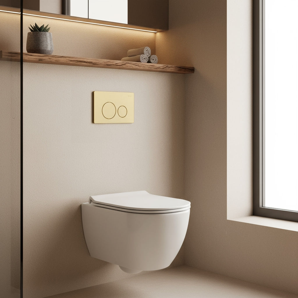Vorwandelement Für Wc K011a-q Rea I Brush Gold 11