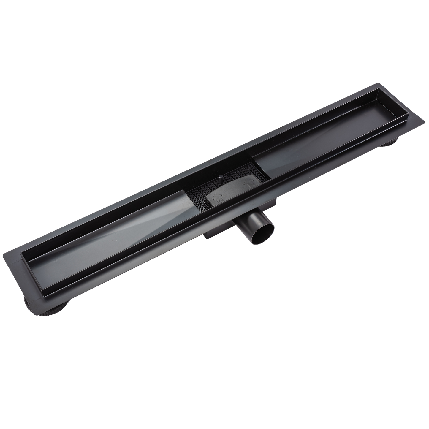 Duschrinne Rea Neox Black Matt 90 7