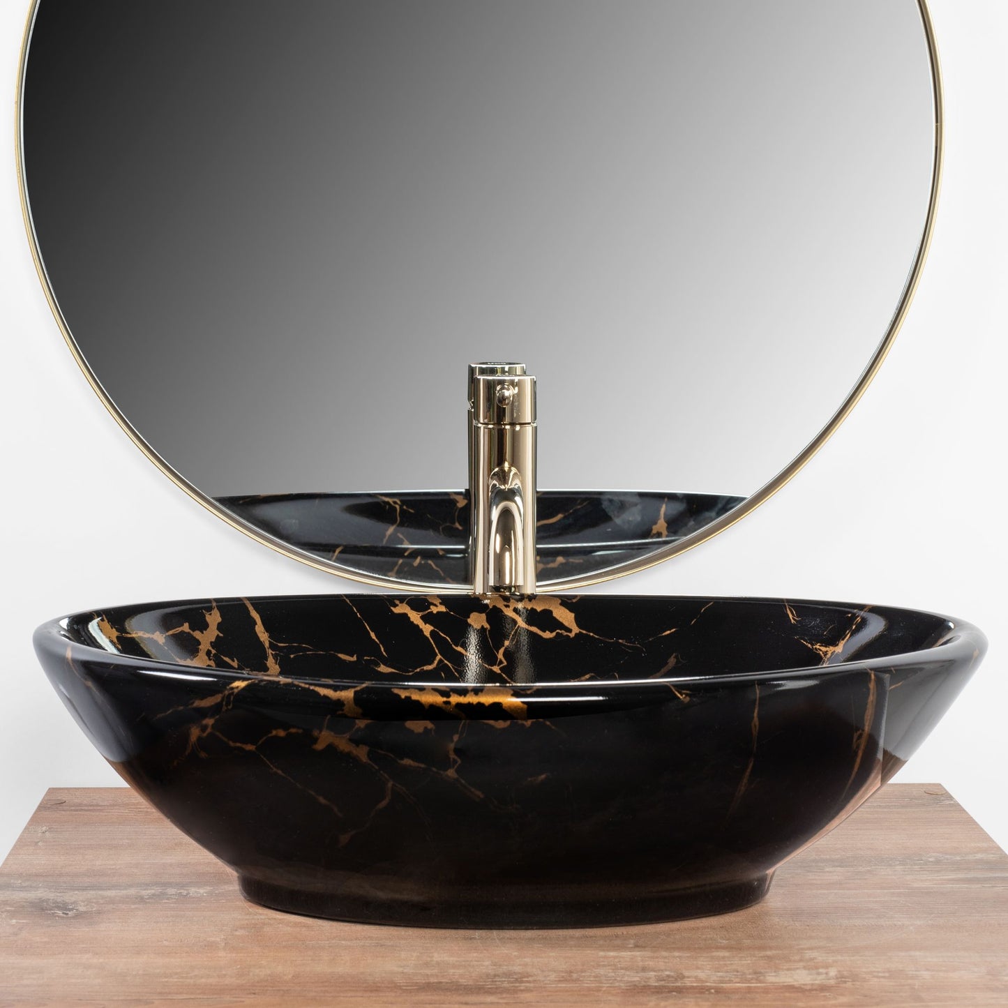 Aufsatzwaschbecken REA Pamela Black Marble Shiny 3
