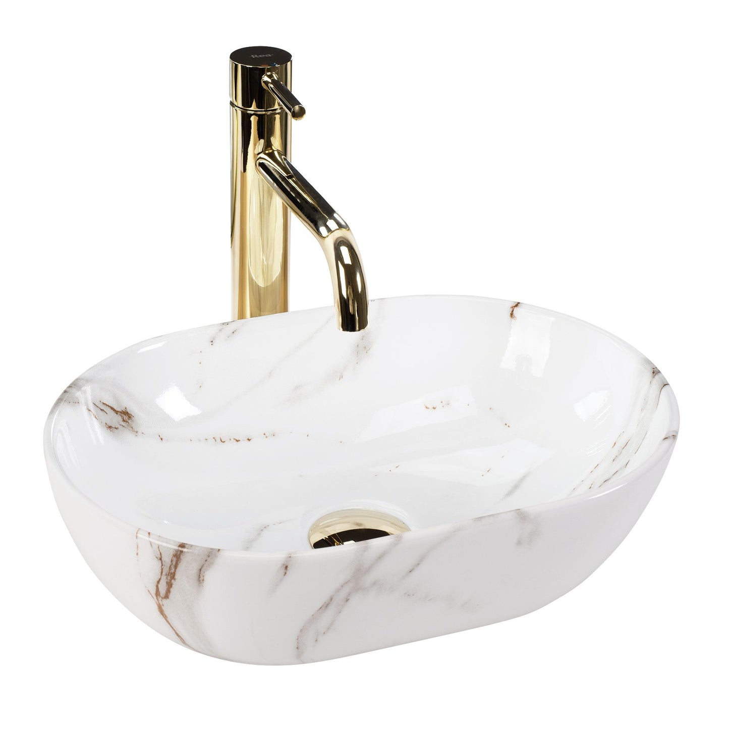 Aufsatzwaschbecken Rea AMELIA MINI AIAX SHINY 1