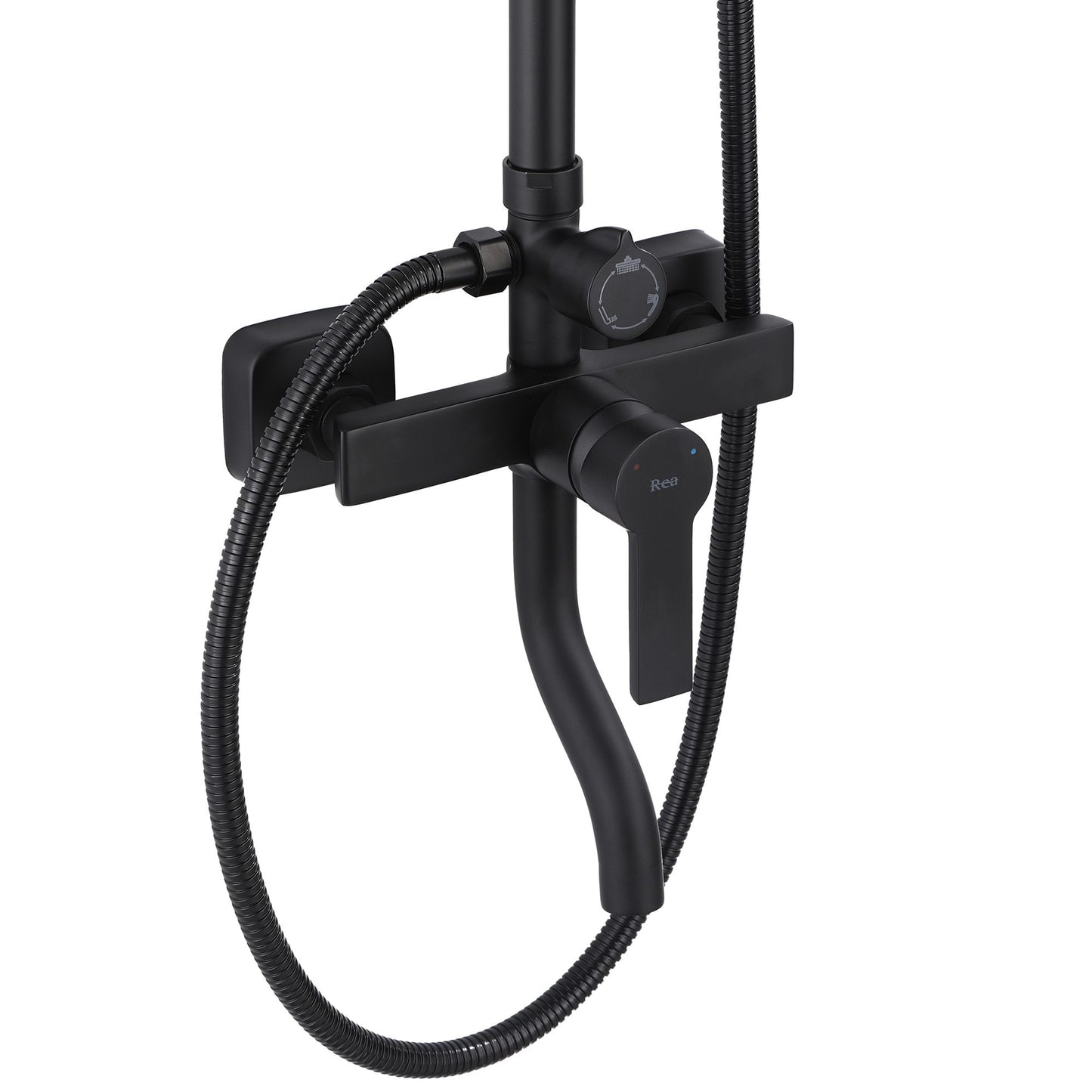 Duschgarnitur REA ARGUS BLACK MATT 2