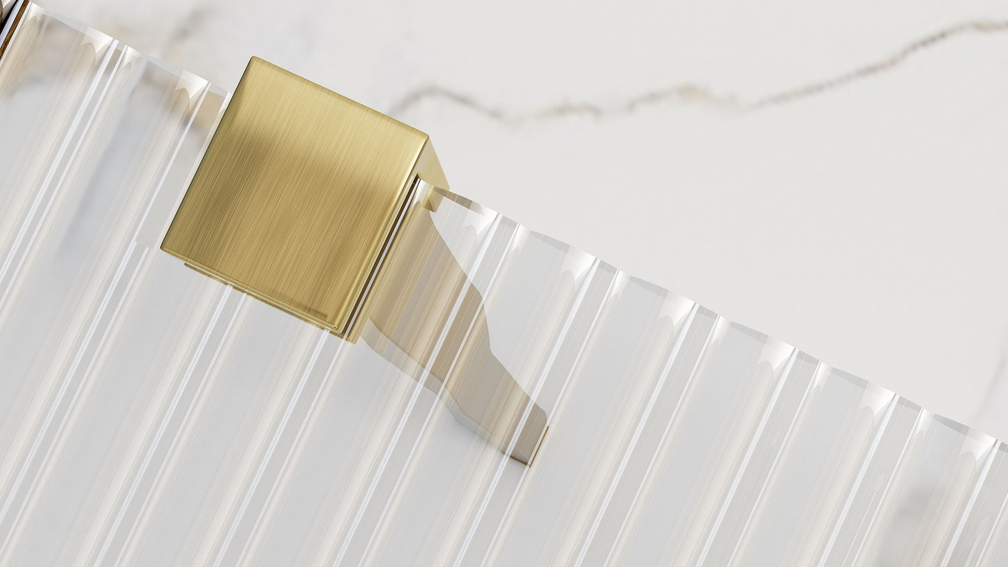 Duschwand Rea Aero Intimo Gold Brush 100 2