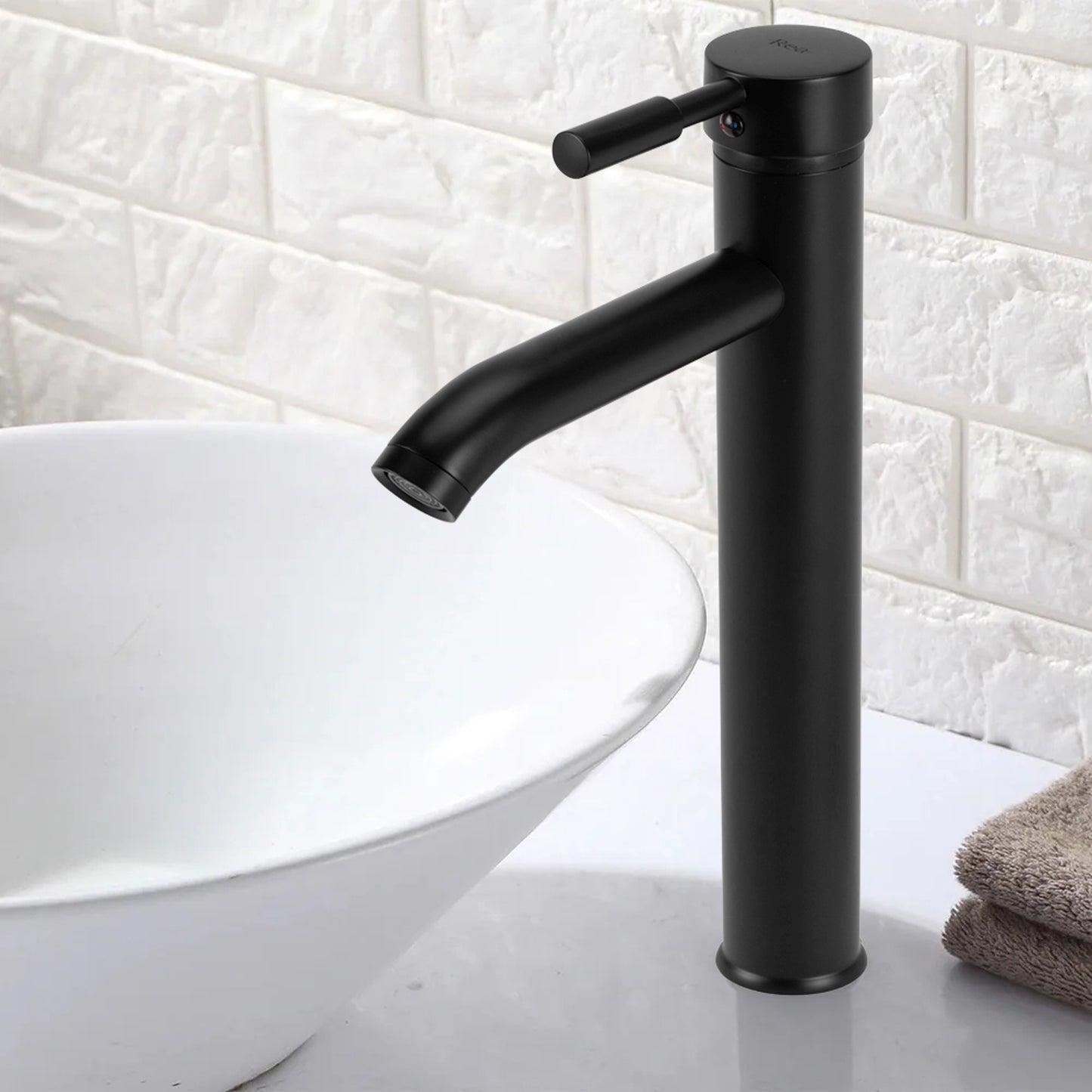 Waschbeckenarmatur Rea Graf Black High 2
