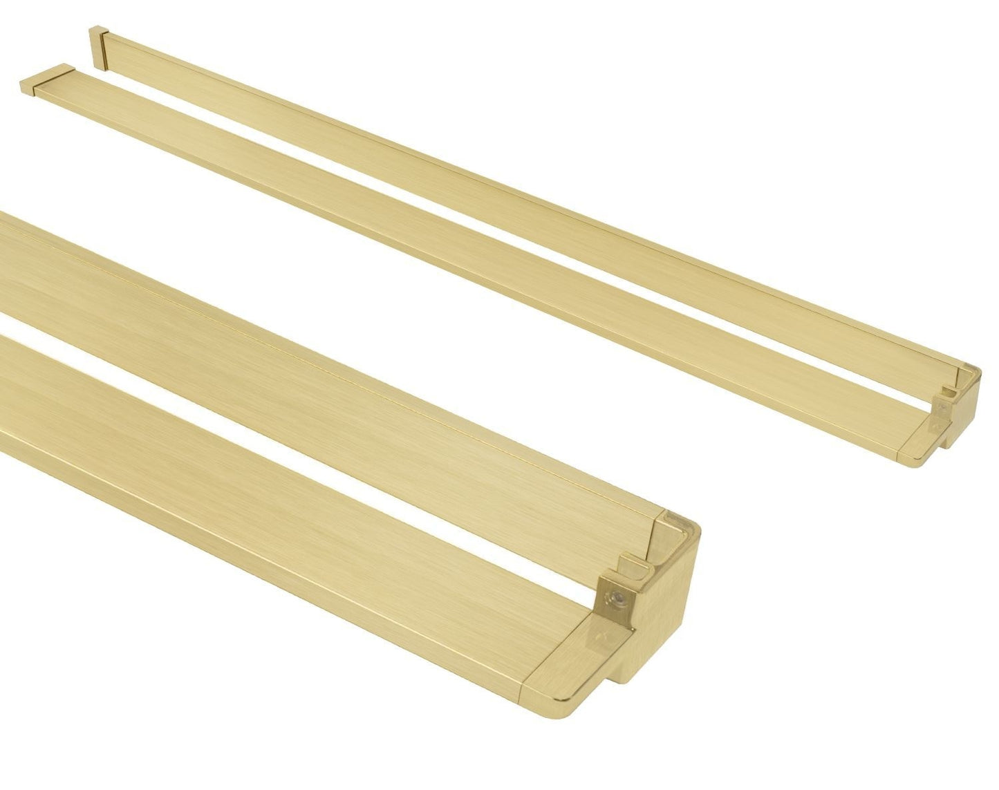 Duschwand Rea Aero Intimo Gold Brush 90 Walk In + EVO 3