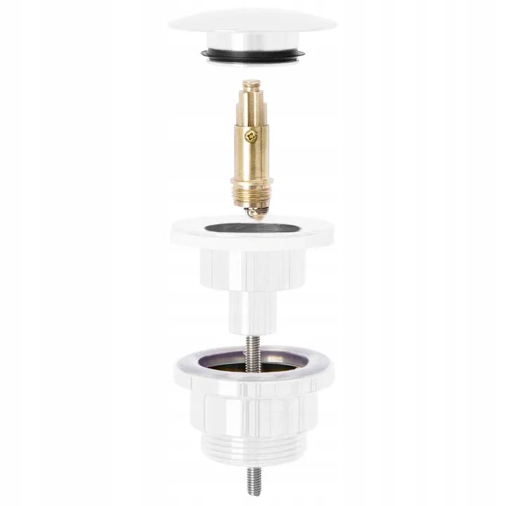 Waschbeckenstöpsel universal click-clack Rea white 2